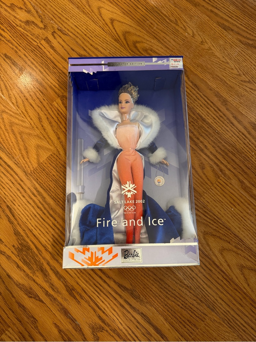 Collector Edition Fire & Ice Barbie SLC 2002 Winter Olympics NIB